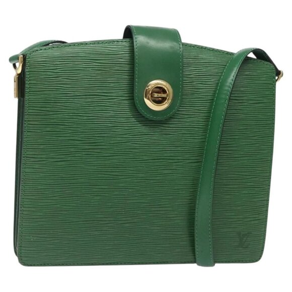 LOUIS VUITTON Epi Capuchin Shoulder Bag Green M52344 LV Auth BA1897 - Picture 1 of 16